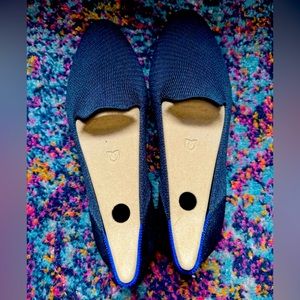 Rothy’s Almond Loafer, Navy Twill size 10